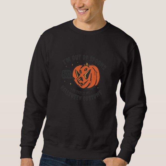 Sweatshirt Citrouille de la fête d'Halloween Jack O'lantern (Devant)
