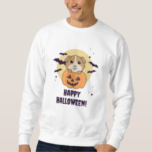Sweatshirt Citrouille de porc de Guinée de doux animaux heure