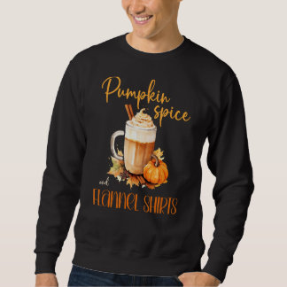 Sweatshirt Citrouille Épice & Flannels mignon automne automne