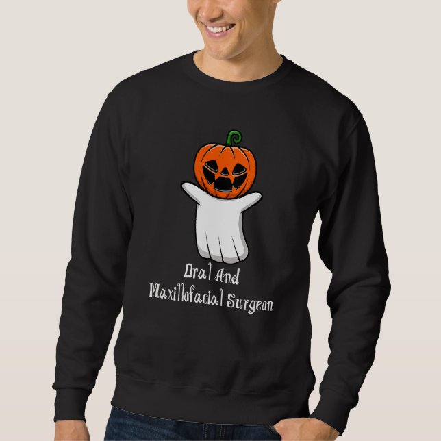 Sweatshirt Citrouille Ghost Oral Et Maxillofacial Chirurgien  (Devant)