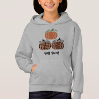 Sweatshirt citrouille Patch Girls