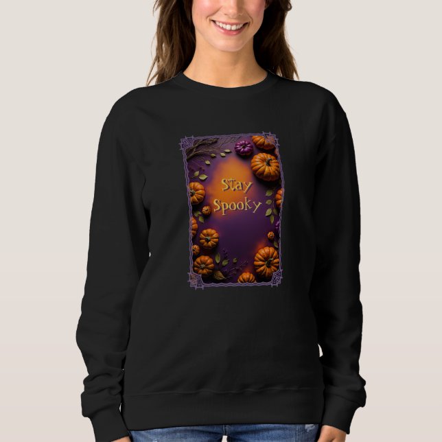 Sweatshirt Citrouilles d'Halloween (Devant)