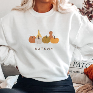 Sweatshirt Citrouilles minimalistes d'automne
