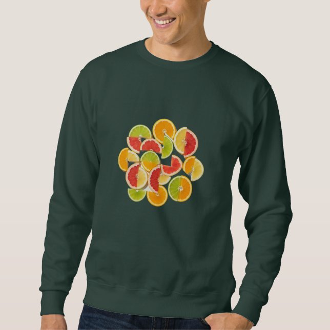 Sweatshirt Citrus Fruits – Fresh, Juicy & Bold (Devant)