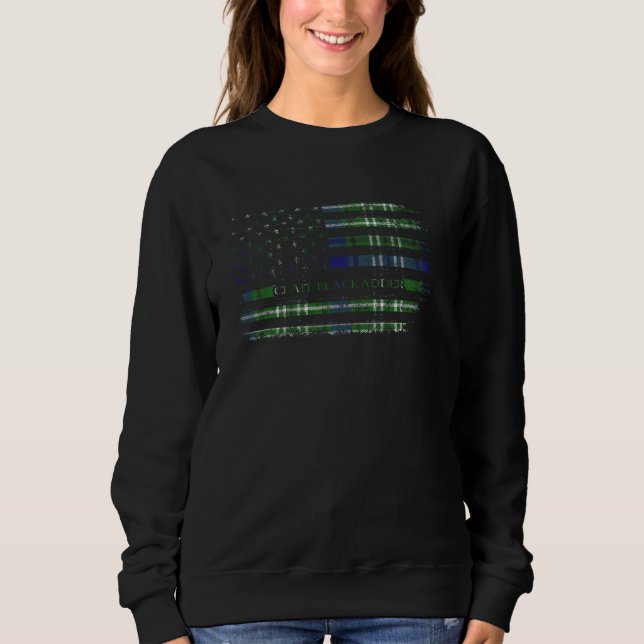 Sweatshirt Clan Blackadder Drapeau écossais écossais Drapeau  (Devant)