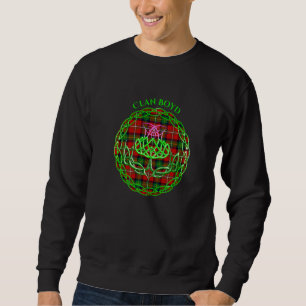 Sweatshirt Clan Boyd Scottish Tartan Celtic Thistle