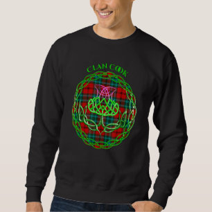 Sweatshirt Clan Cook Scottish Tartan Celtic Thiston