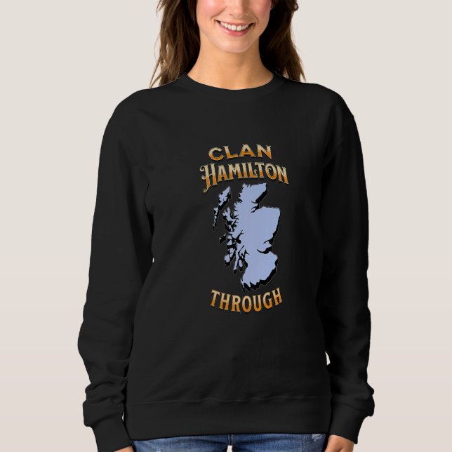 Sweatshirt Clan Hamilton Scottish Motto Crest (Devant)