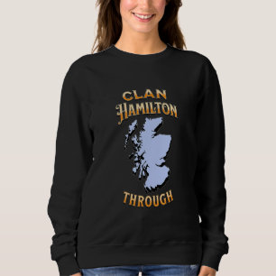 Sweatshirt Clan Hamilton Scottish Motto Crest