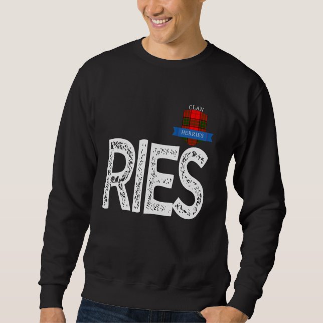Sweatshirt Clan Herries R et I, E et S (Devant)