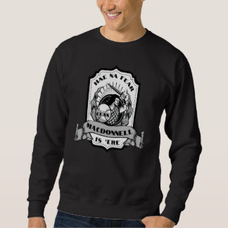 Sweatshirt Clan MacDonnell épéiste Badge Écossais Highland