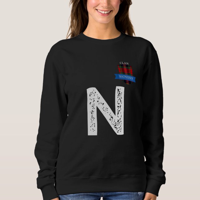 Sweatshirt Clan MacPherson N Famille Correspondante (Devant)