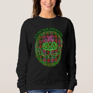 Sweatshirt Clan Macpherson Scottish Tartan Celtic Thistle