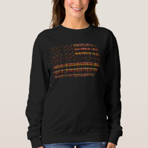 Sweatshirt Clan Ogilvie de Strathallan écossais tartan US fla
