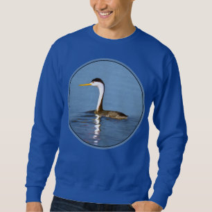 Sweatshirt Clark's Grebe Painting - Art original pour les ois