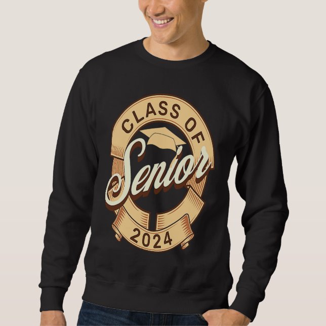Sweatshirt Class of 2024 Senior Graduation Senior Class of 20 (Devant)