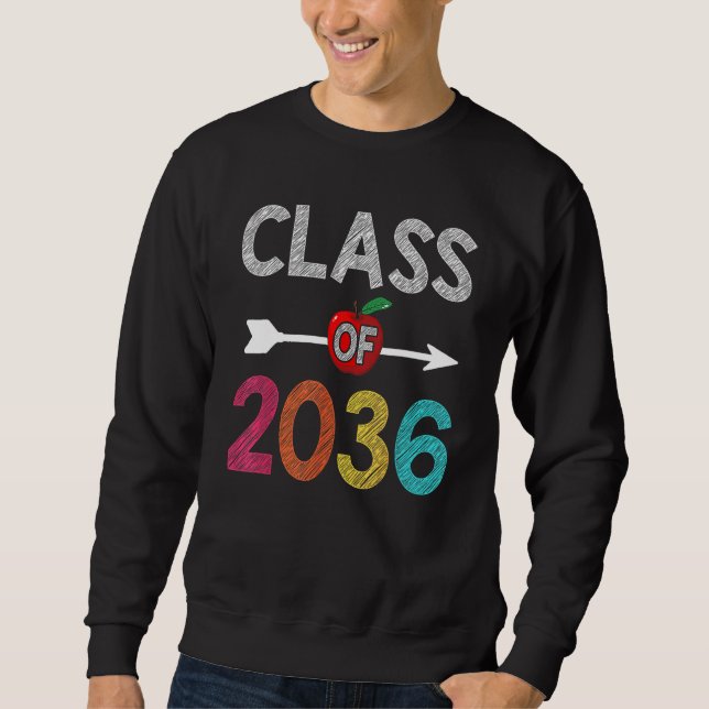 Sweatshirt Class Of 2036  Pre K Graduate Preschool Graduation (Devant)