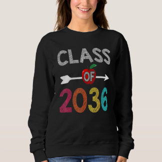 Sweatshirt Class Of 2036  Pre K Graduate Preschool Graduation