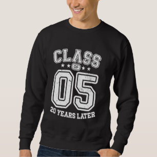 Sweatshirt Classe 05 20e élèves du secondaire 20 ans 2025 Col