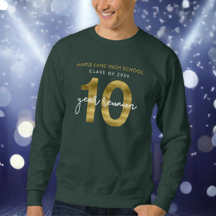 Sweatshirt Classe 10 ans Faux Gold Réunion