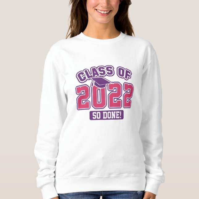 Sweatshirt Classe De 2022 Ainsi Réalisée (Devant)