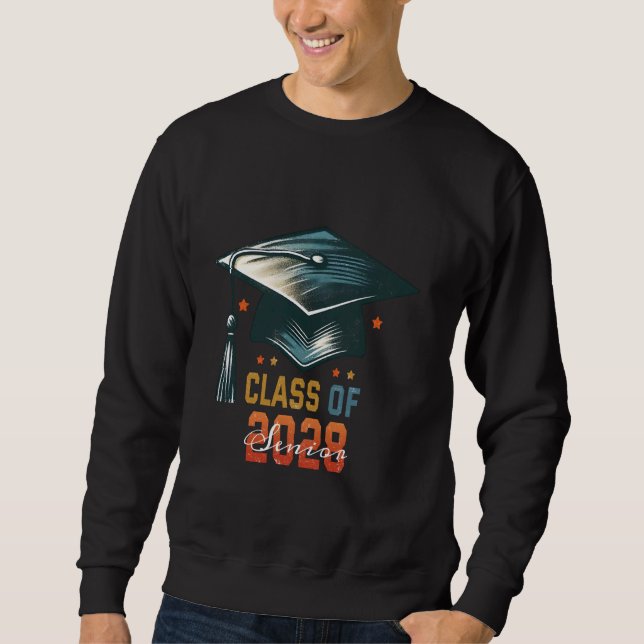 Sweatshirt Classe De 2028 Ecole Supérieure De Diplôme Futur (Devant)