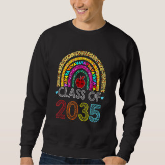 Sweatshirt Classe De 2034 Rainbow Pink Graduate Préscolaire T