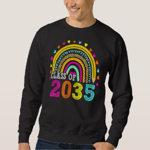 Sweatshirt Classe De 2035 Rainbow Croissance Avec Moi Premier
