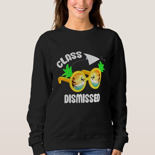 Sweatshirt Classe Lunettes de soleil rejetées Sunset Surf (Devant)