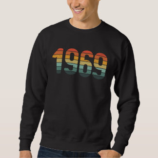 Sweatshirt Classic 1969  BDay Vintage Sunset