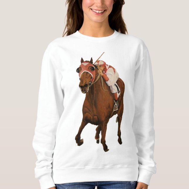 Sweatshirt Classic Horse Race Seabiscuit bat l'amiral de guer (Devant)