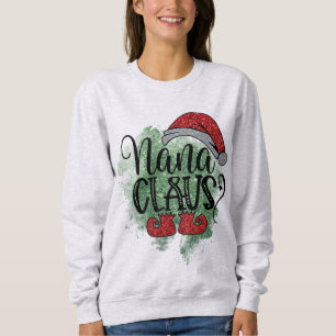 Sweatshirt Clause Grandma Nana Noël Santa Clause