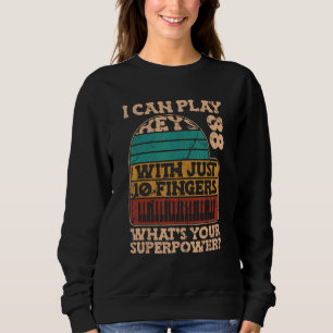 Sweatshirt Clavier de piano Piano Pianiste