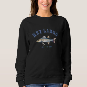 Sweatshirt Clé Largo Floride Keys Snook Conception de pêche