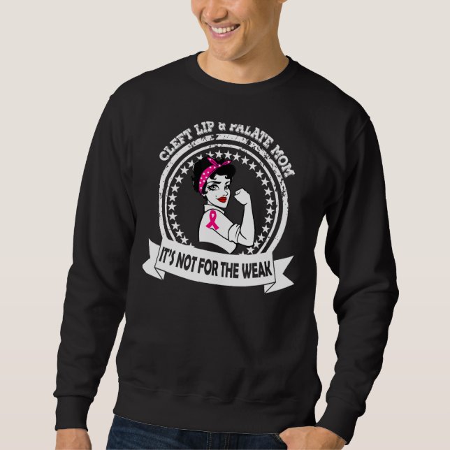 Sweatshirt Cleft Lip & Palate Maman Pas Pour Une Faible Sensi (Devant)