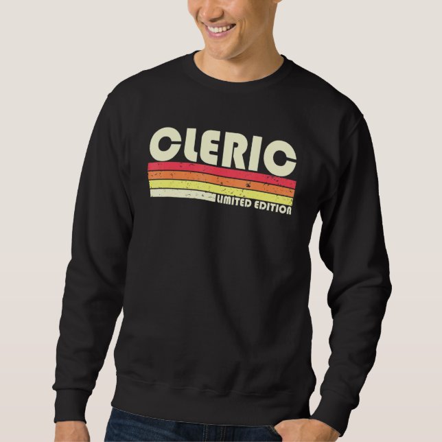 Sweatshirt Clerc Titre de l'emploi Profession Anniversaire Id (Devant)