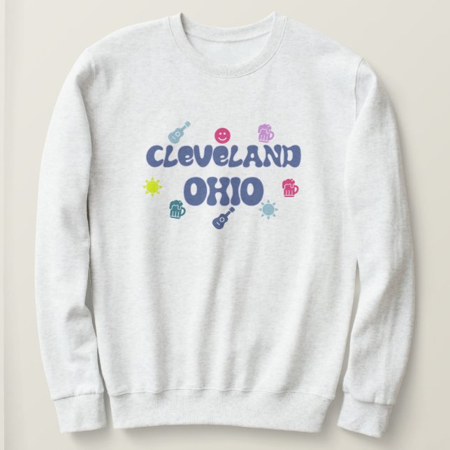 Sweatshirt Cleveland Ohio (Design devant)