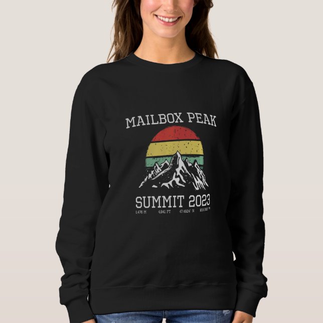 Sweatshirt Climbed Mailbox Peak Summit 2023 Hike Washington S (Devant)