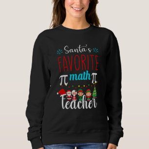 Sweatshirt Cloo Père Noël Favori Teacher Shirt Funny Christma