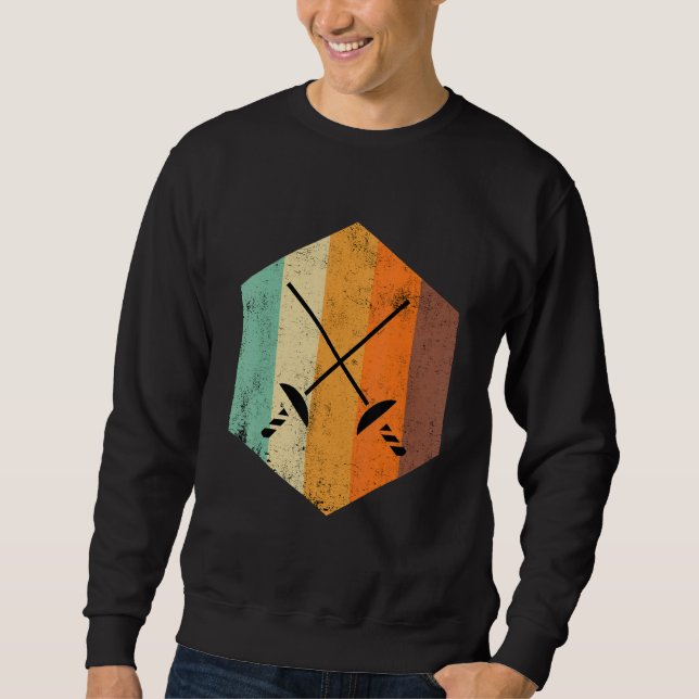 Sweatshirt Clôture Vintage rétro (Devant)