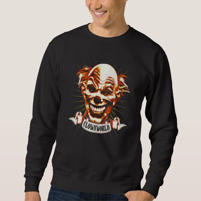 Sweatshirt Clown World Clown (Devant)