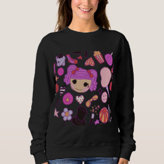 Sweatshirt clowncore circus doll