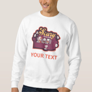Sweatshirt Club de film d'horreur Peanuts sur le canapé d'Hal