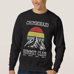 Sweatshirt Club de sommet de Chimborazo Ascension Randonnée s