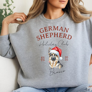 Sweatshirt Club de vacances personnalisé berger allemand