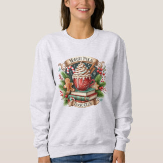 Sweatshirt Club du livre du Pôle Nord Noël cosy