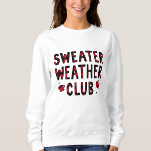 Sweatshirt Club Sweater Weather Pull métallisé Automne