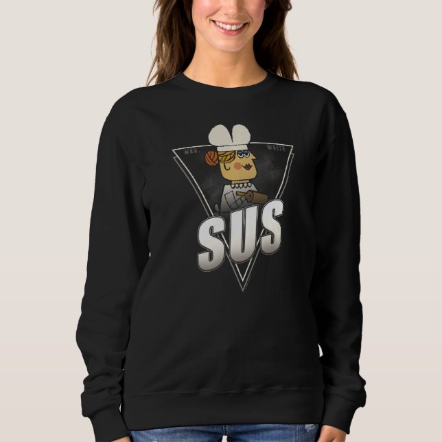 Sweatshirt Clue Mme White Sus Poster (Devant)
