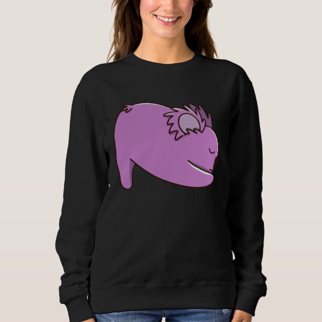 Sweatshirt coala koala cute australia funny yoga pose (Devant)
