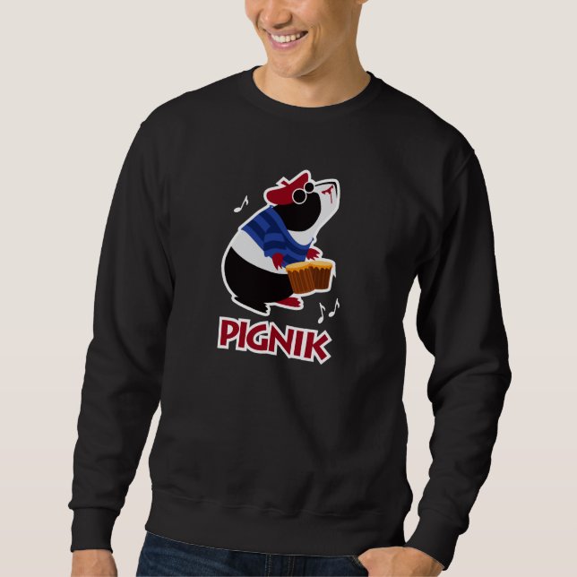 Sweatshirt Cobaye beatnik (Devant)